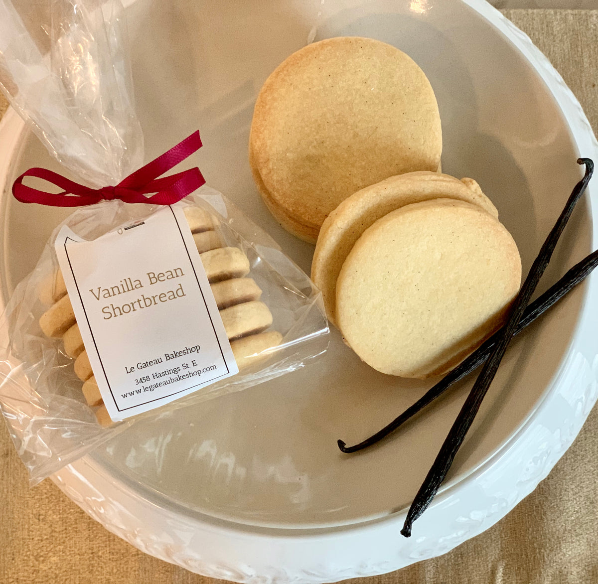Vanilla Bean Shortbread Le Gateau