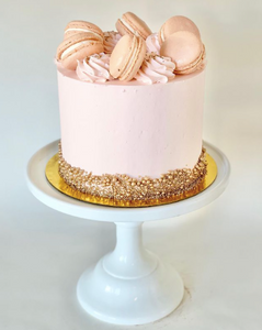 Pink Macaron Cake