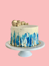 Load image into Gallery viewer, Vertical Textured Buttercream Cake