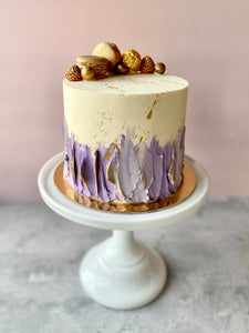 Vertical Textured Buttercream Cake