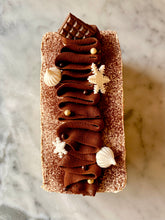 Load image into Gallery viewer, Chestnut Buche de Noel (Yule log cake)
