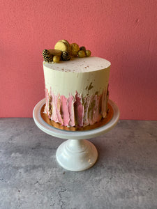 Vertical Textured Buttercream Cake
