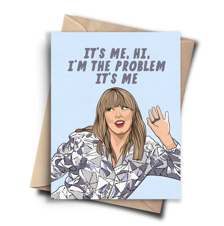 Funny Greeting Card - Taylor Swift