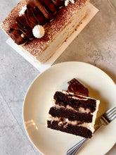 Load image into Gallery viewer, Chestnut Buche de Noel (Yule log cake)
