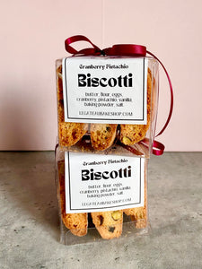 Cranberry Pistachio Biscotti