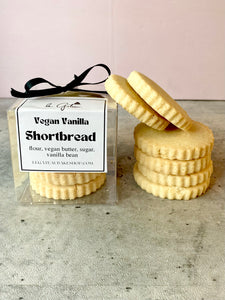 Vegan Vanilla Bean Shortbread