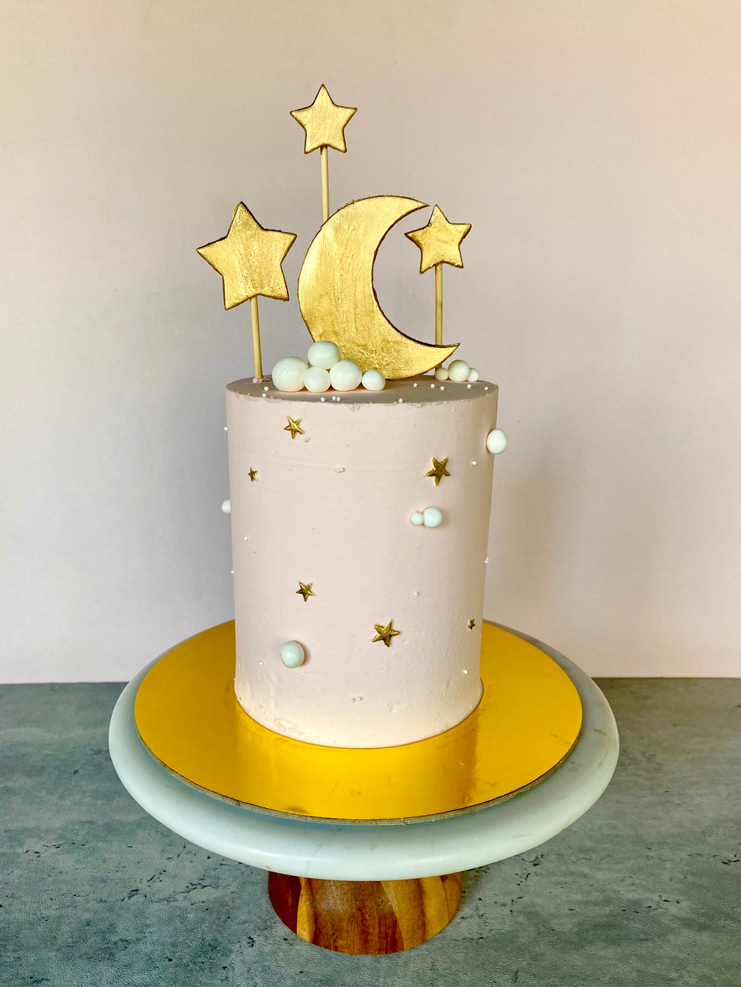 Moon + Stars Celebration Cake