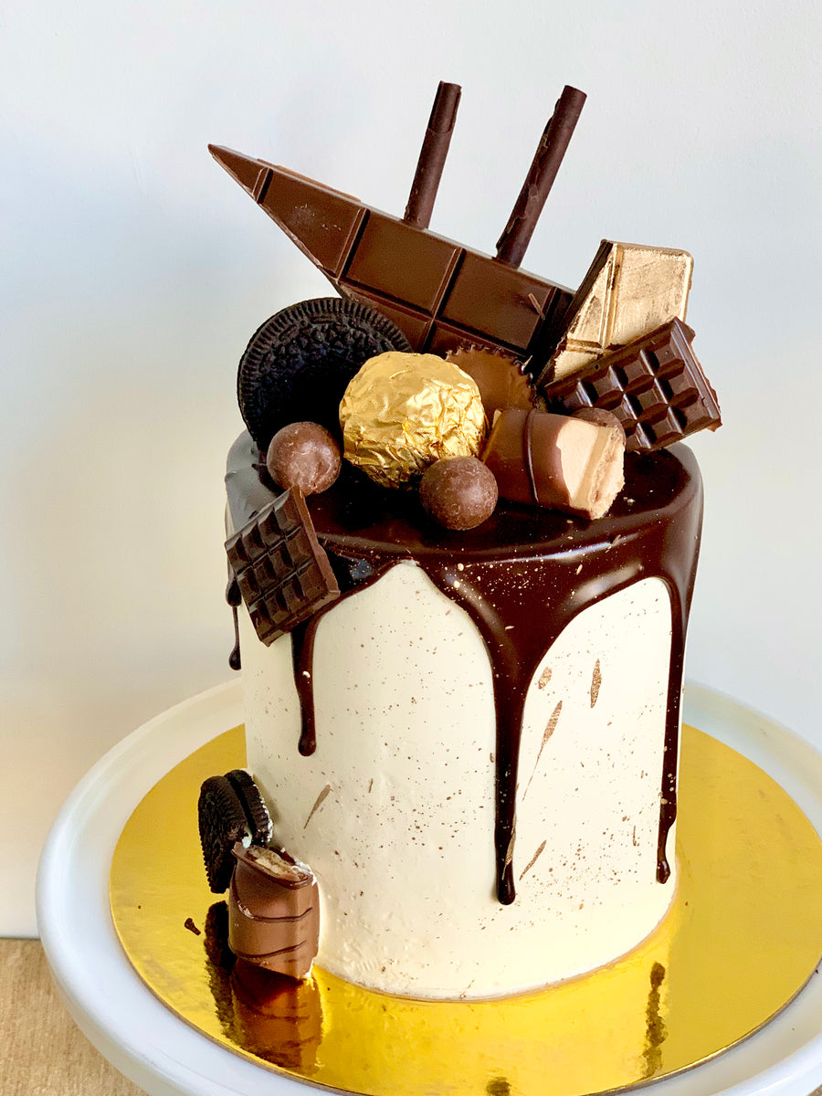 Chocolate Eruption Drip Cake – Le Gateau Bakeshop