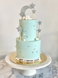 Moon + Stars Celebration Cake
