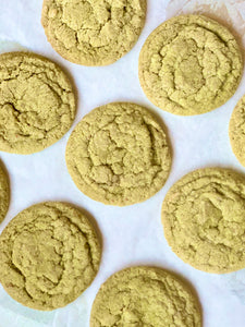 Vegan Matcha Sugar Cookies